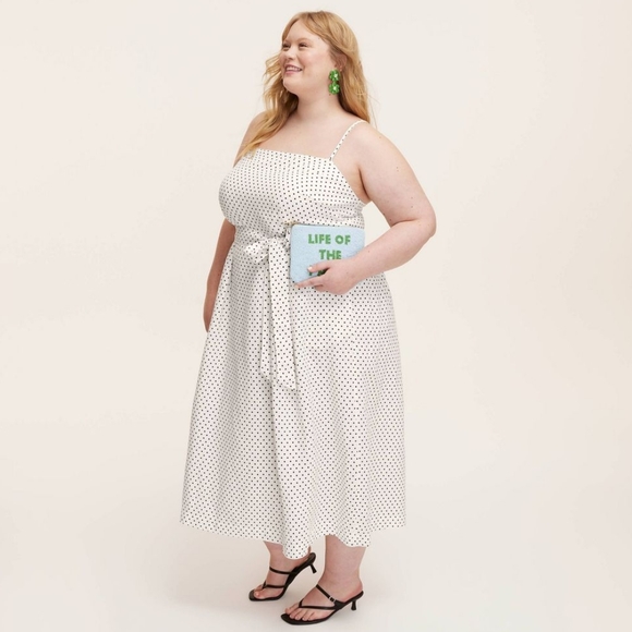 NWT Kate Spade Polka Dot Midi Sundress Size 3X